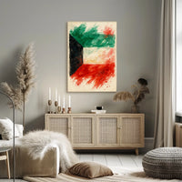 Abstract Flag Art Poster