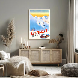 Sun Valley Ski Adventure Poster PosterGoat