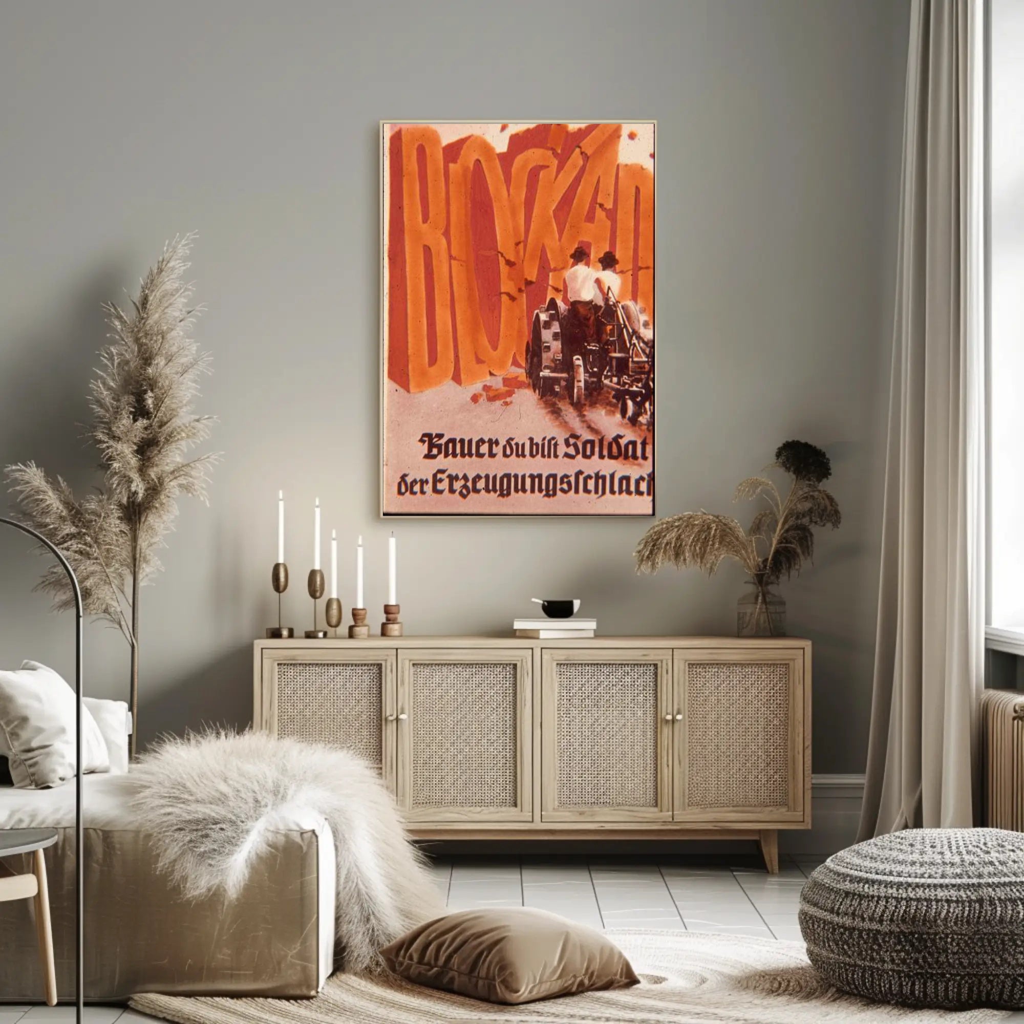 Farmer, You Are a Soldier in the Production Battle Poster PosterGoat