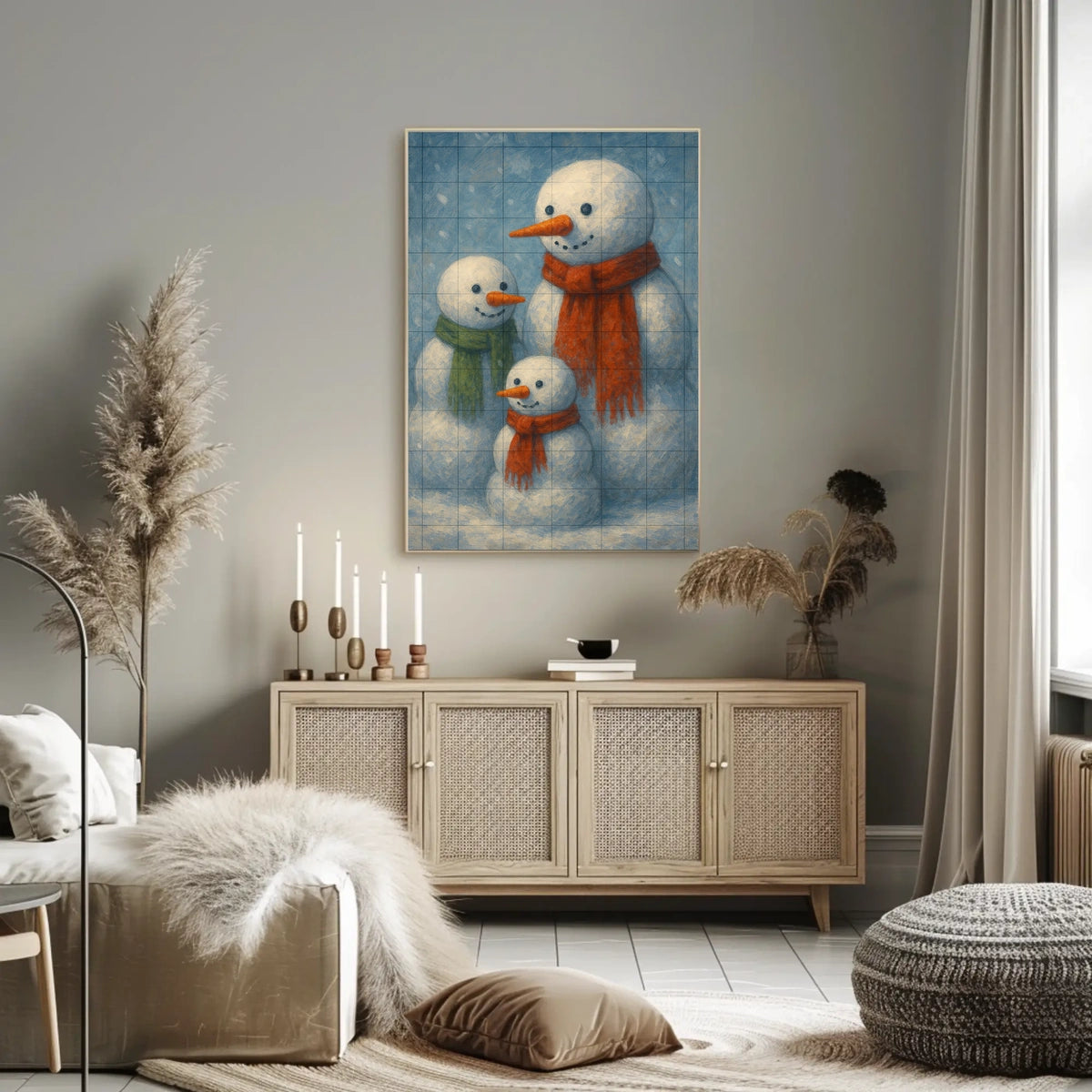 Winter Wonderland Snowmen Poster