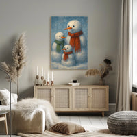 Winter Wonderland Snowmen Poster