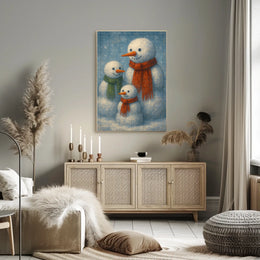 Winter Wonderland Snowmen Poster