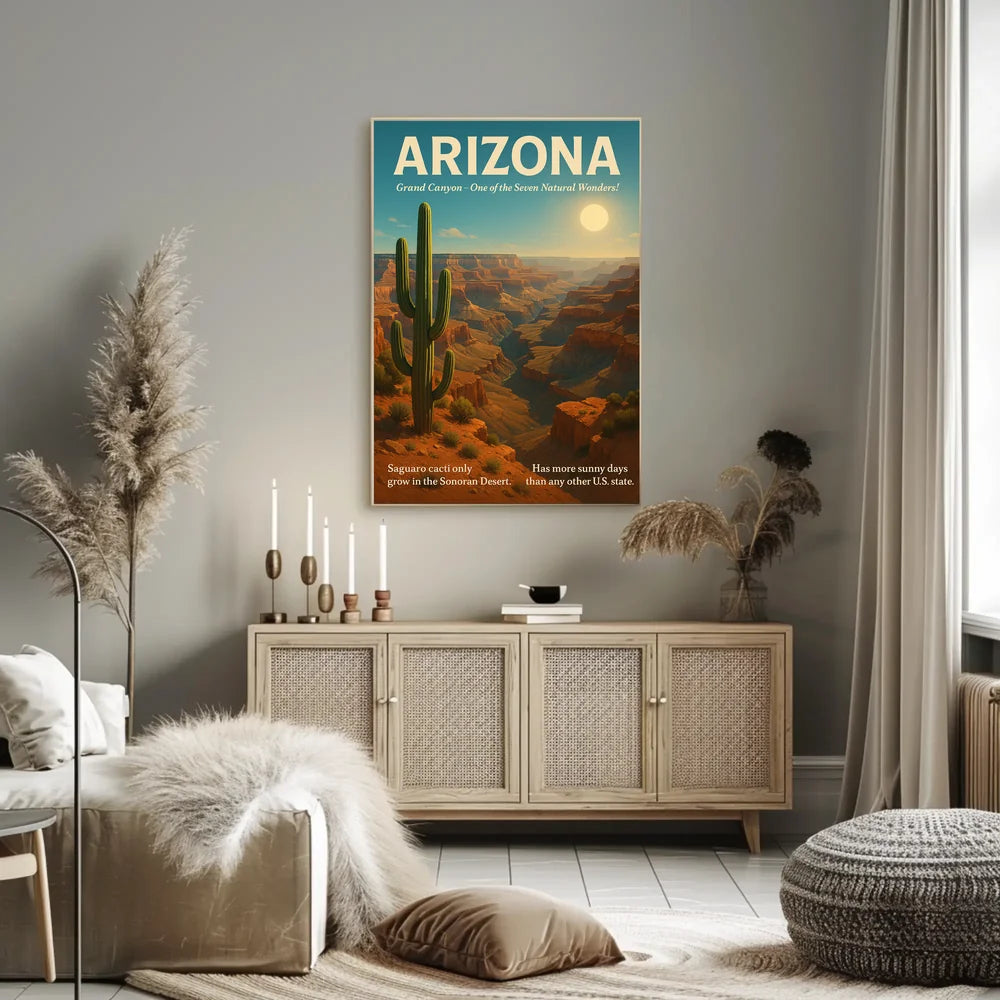 Grand Canyon Arizona Natural Wonder Travel Poster