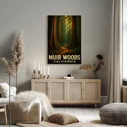 Muir Woods California Poster