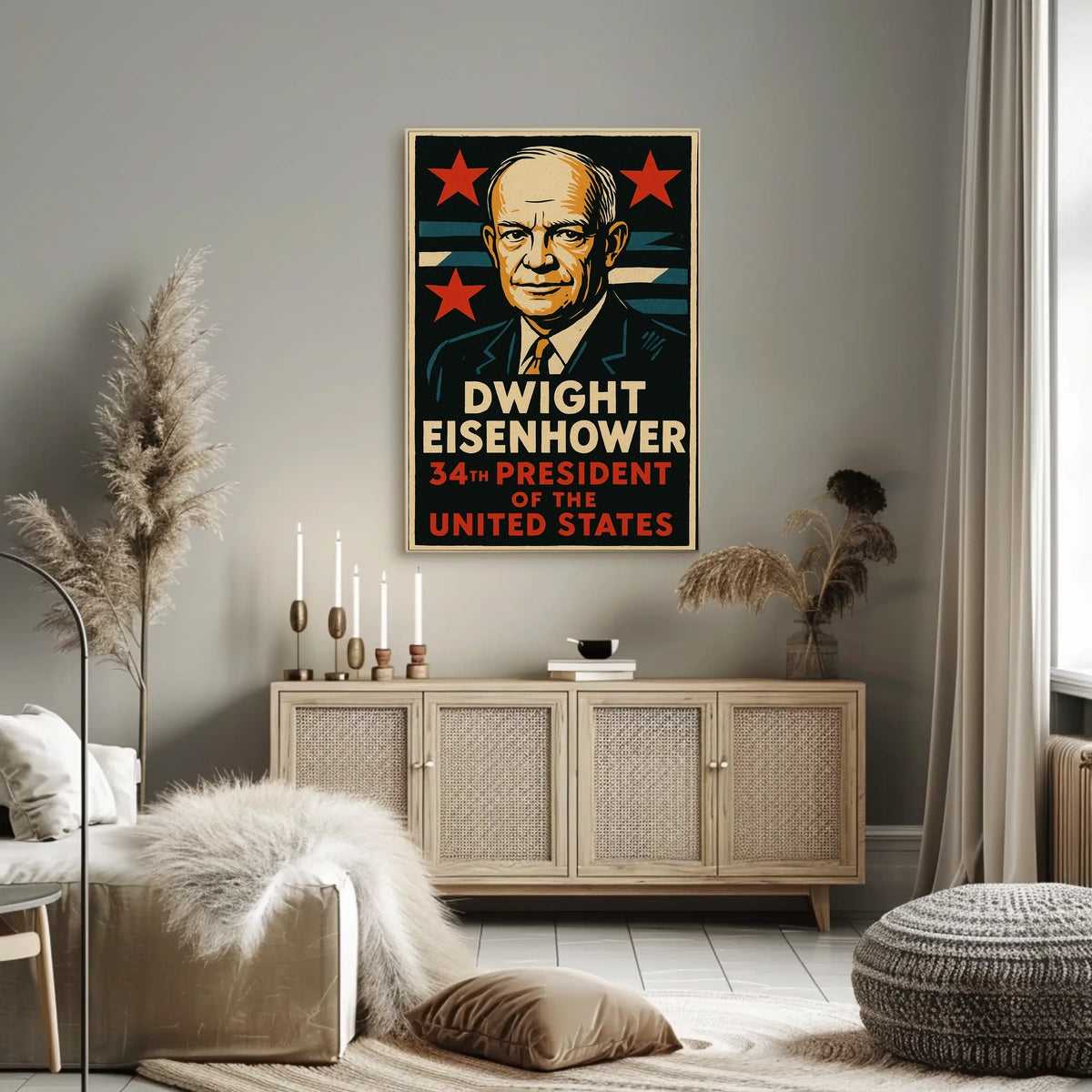 Dwight Eisenhower 34th President Poster