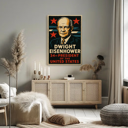 Dwight Eisenhower 34th President Poster