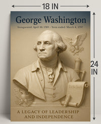 George Washington 1st President Poster PosterGoat