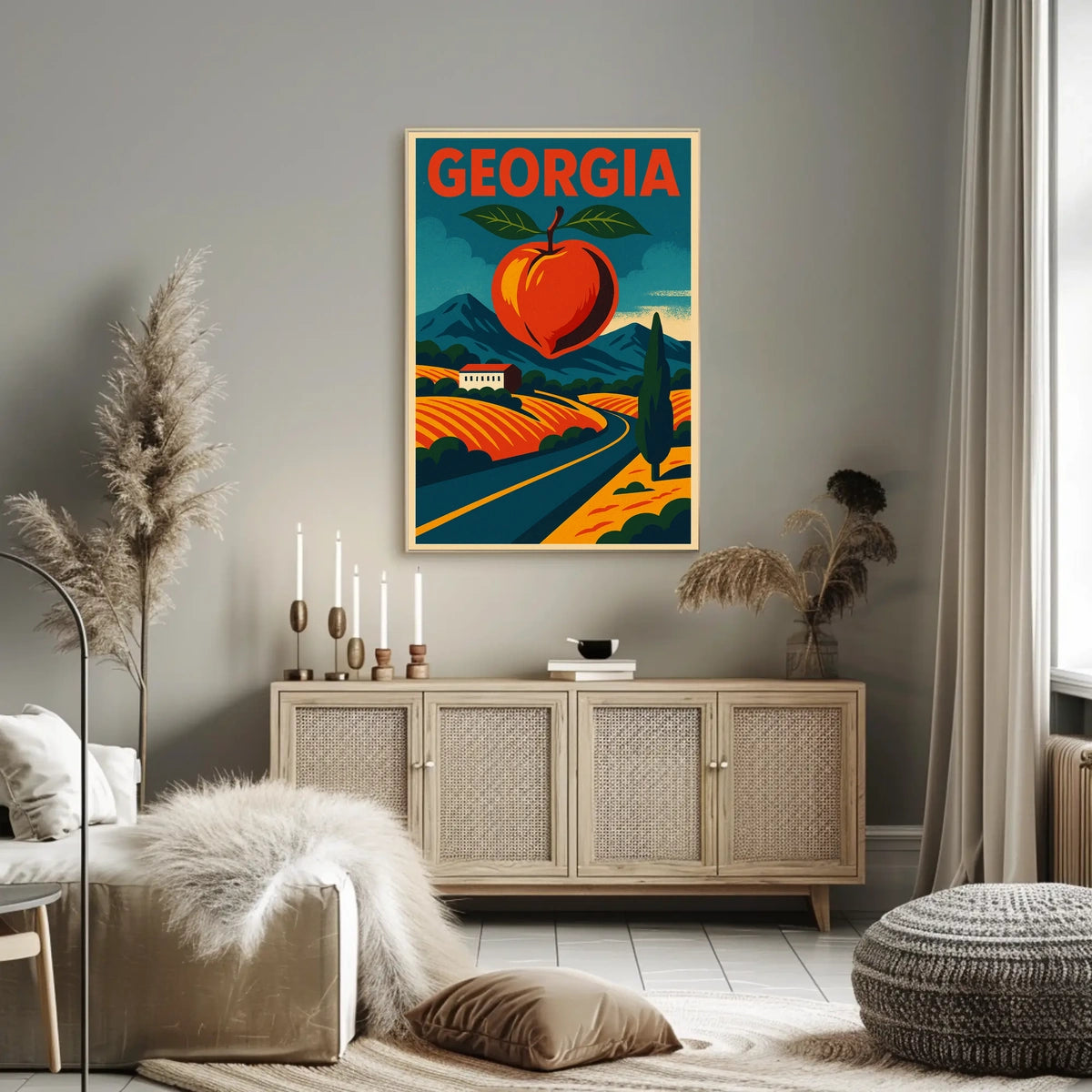 Georgia Peach Poster