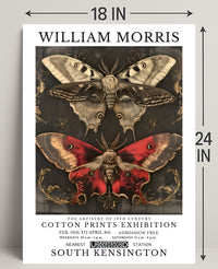 William Morris Exhibition: Detailed Artistic Poster