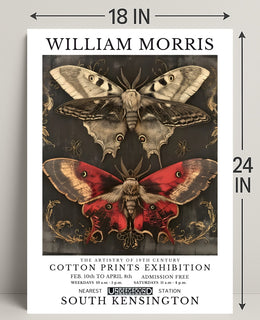 William Morris Exhibition: Detailed Artistic Poster