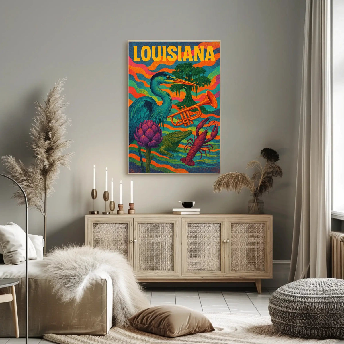 Louisiana Vibrance Poster