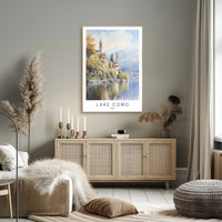 Tranquil Beauty of Lake Como Poster PosterGoat