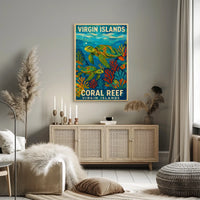 Virgin Islands Coral Reef Poster