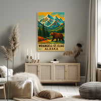 Wrangell-St. Elias Alaska Wilderness Poster