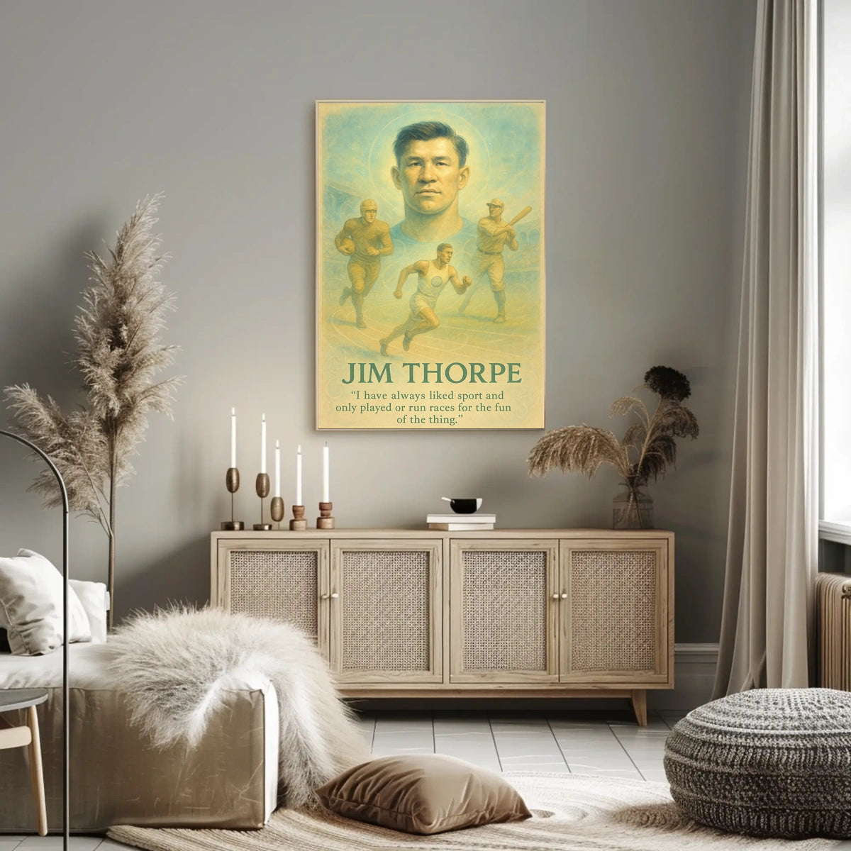 Celebrating Jim Thorpe Athletic Excellence Jim Thorpe Poster