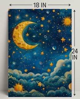 Celestial Dreams William Morris Art Poster