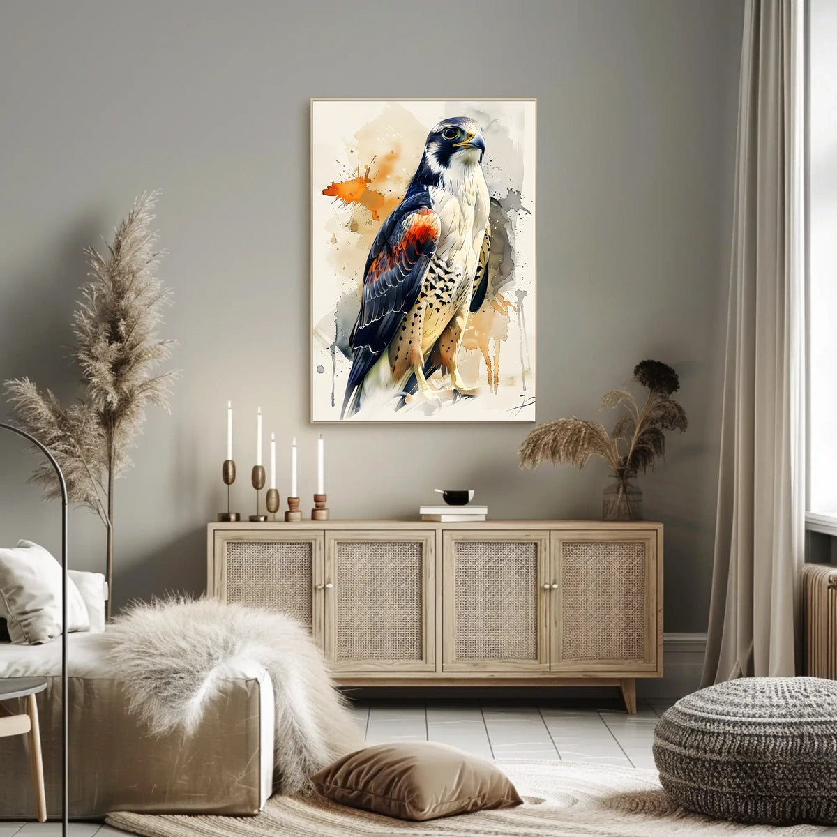 Majestic Falcon Poster
