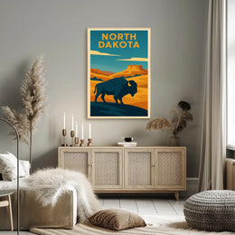 North Dakota Scenic Poster