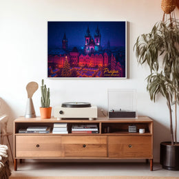 Prague Winter Wonderland Poster