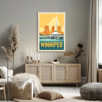 Winnipeg Skyline Poster