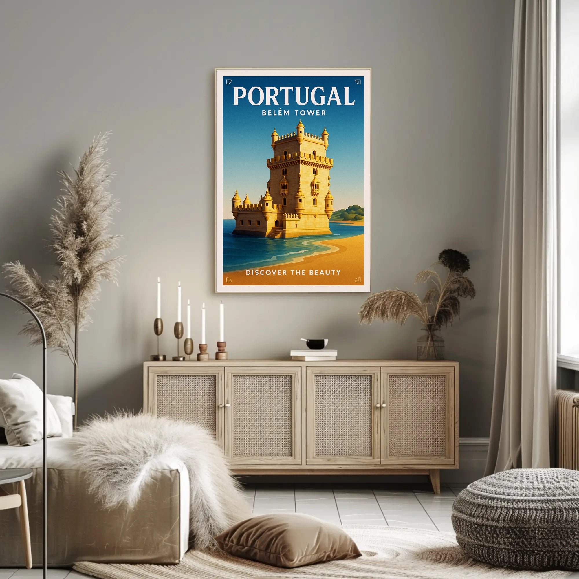 Discover the Beauty of Belém Tower Poster PosterGoat