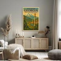 Discover Georgia Where Culture Meets Poster