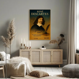 René Descartes Father Of Modern Poster