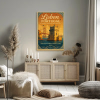 Lisbon, Portugal A Journey Through Time and Tide Poster