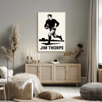 Jim Thorpe Legendary Athlete Poster