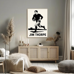 Jim Thorpe Legendary Athlete Poster