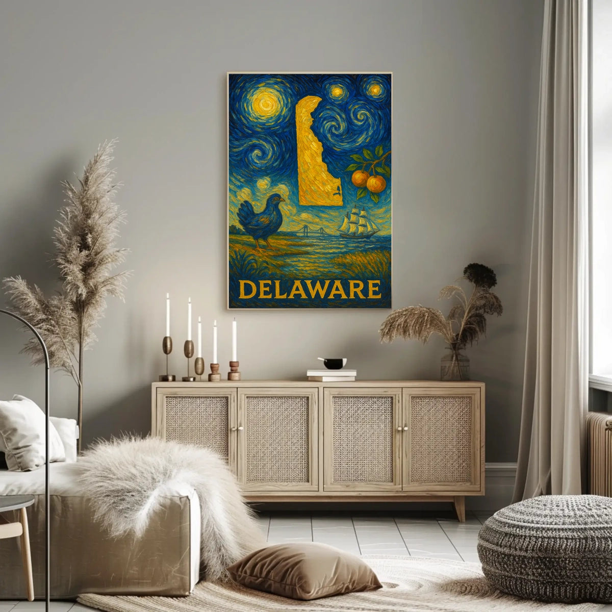 Delaware A Starry Tribute Poster
