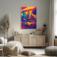 Vibrant New York Cityscape Poster
