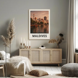 Maldives Serenity Poster