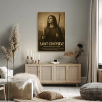 Saint Genevieve Patroness Of Paris Poster