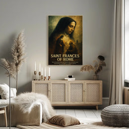 Saint Frances Of Rome Poster