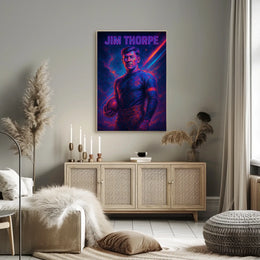 Jim Thorpe Legendary Athlete Poster