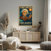 Albert Einstein Theory Of Relativity Poster
