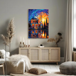 Hagia Sophia Mosaic Reflection Cultural or Heritage Poster