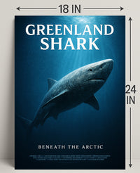 Greenland Shark Beneath the Arctic Poster PosterGoat