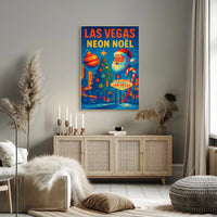 Las Vegas Neon Noël Poster