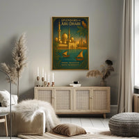 Abu Dhabi Architectural Splendor Poster