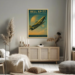 Bell XP-77 Lightweight Fighter Poster