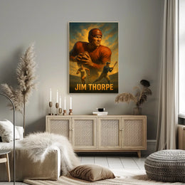 Jim Thorpe A Legendary Athlete Poster