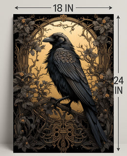 The Majestic Raven Poster
