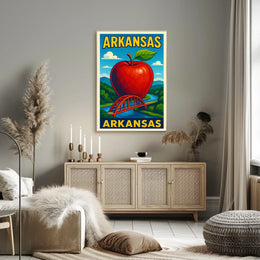 Arkansas A Vibrant Tribute Poster