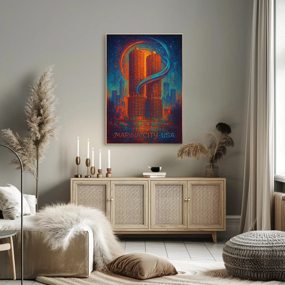Marina City USA Poster