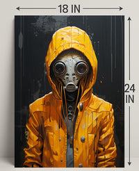The Enigmatic Figure In Yellow Poster PosterGoat
