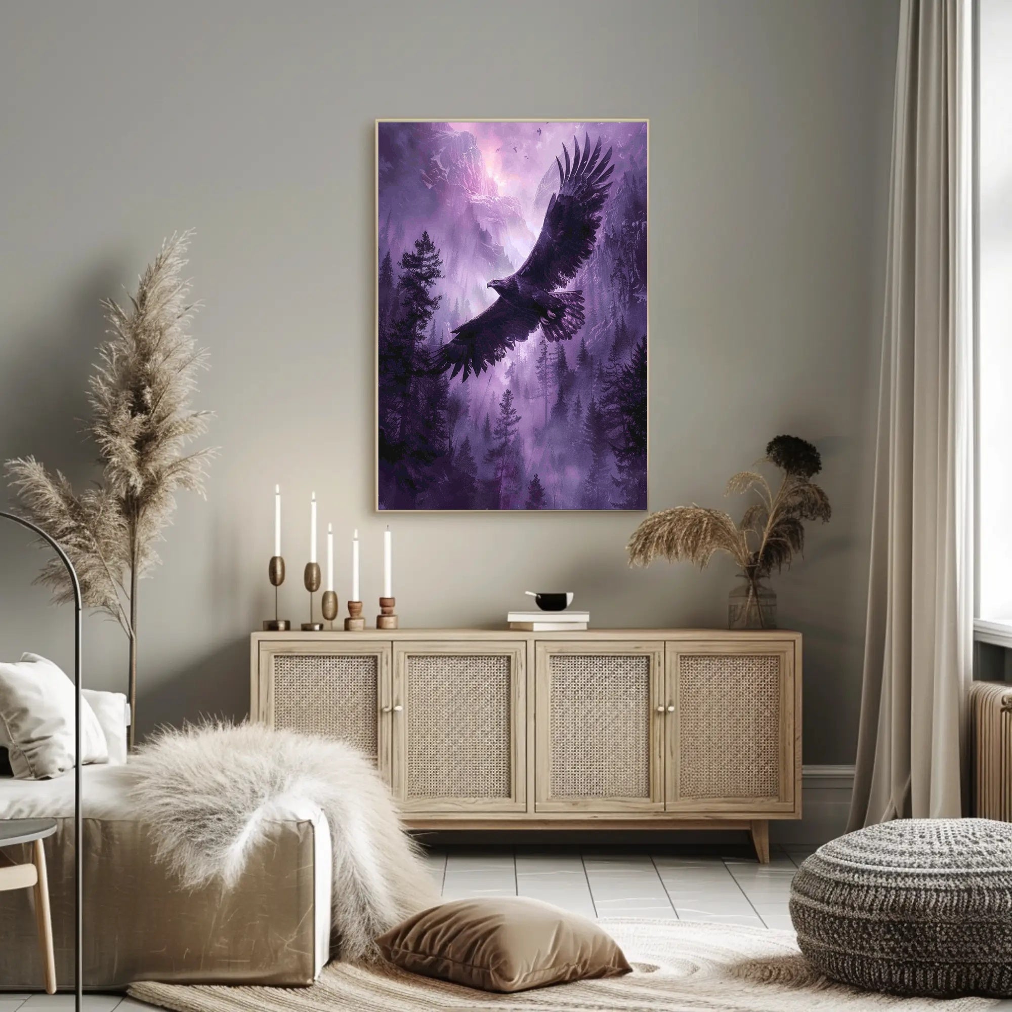 Majestic Flight Art Print Poster for Home Decor and Wanderlust Lovers PosterGoat