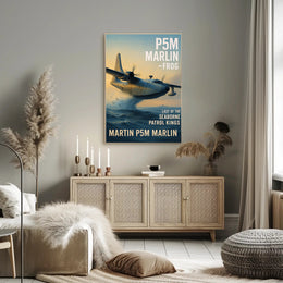 Martin P5M Marlin Seaborne Patrol Kings Poster PosterGoat
