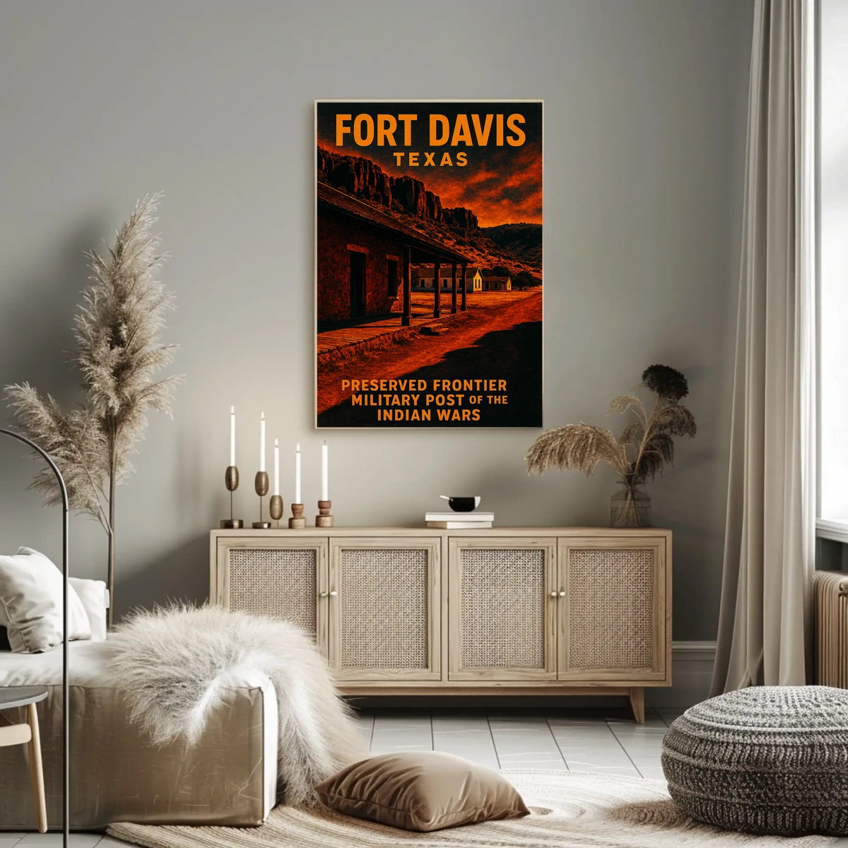 Fort Davis, Texas Preserved Frontier Poster